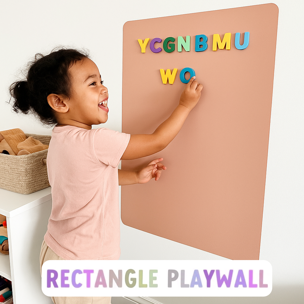 Rectangle Magnetic Wall Decal for Kids