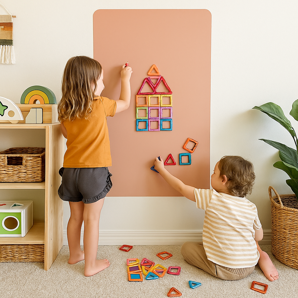 Rectangle Magnetic Wall Decal for Kids