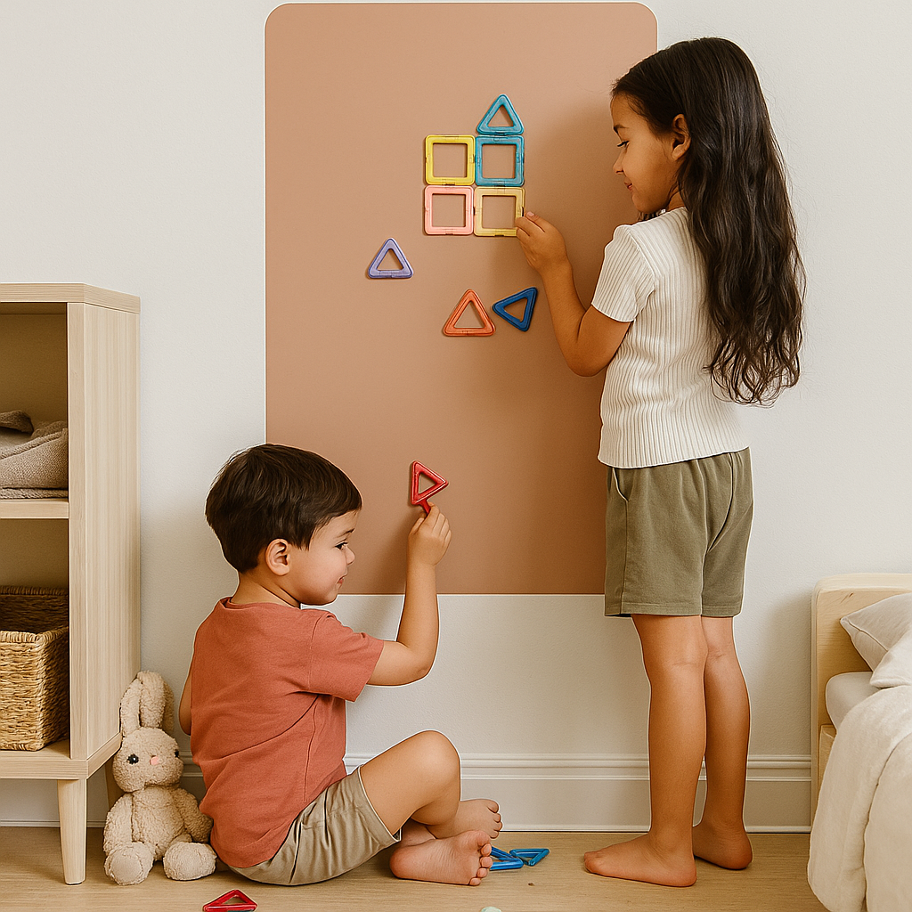 Rectangle Magnetic Wall Decal for Kids