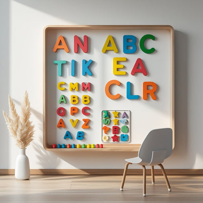 Rosariooz Kid Magnetic Board Wall – Creative Learning & Play Station